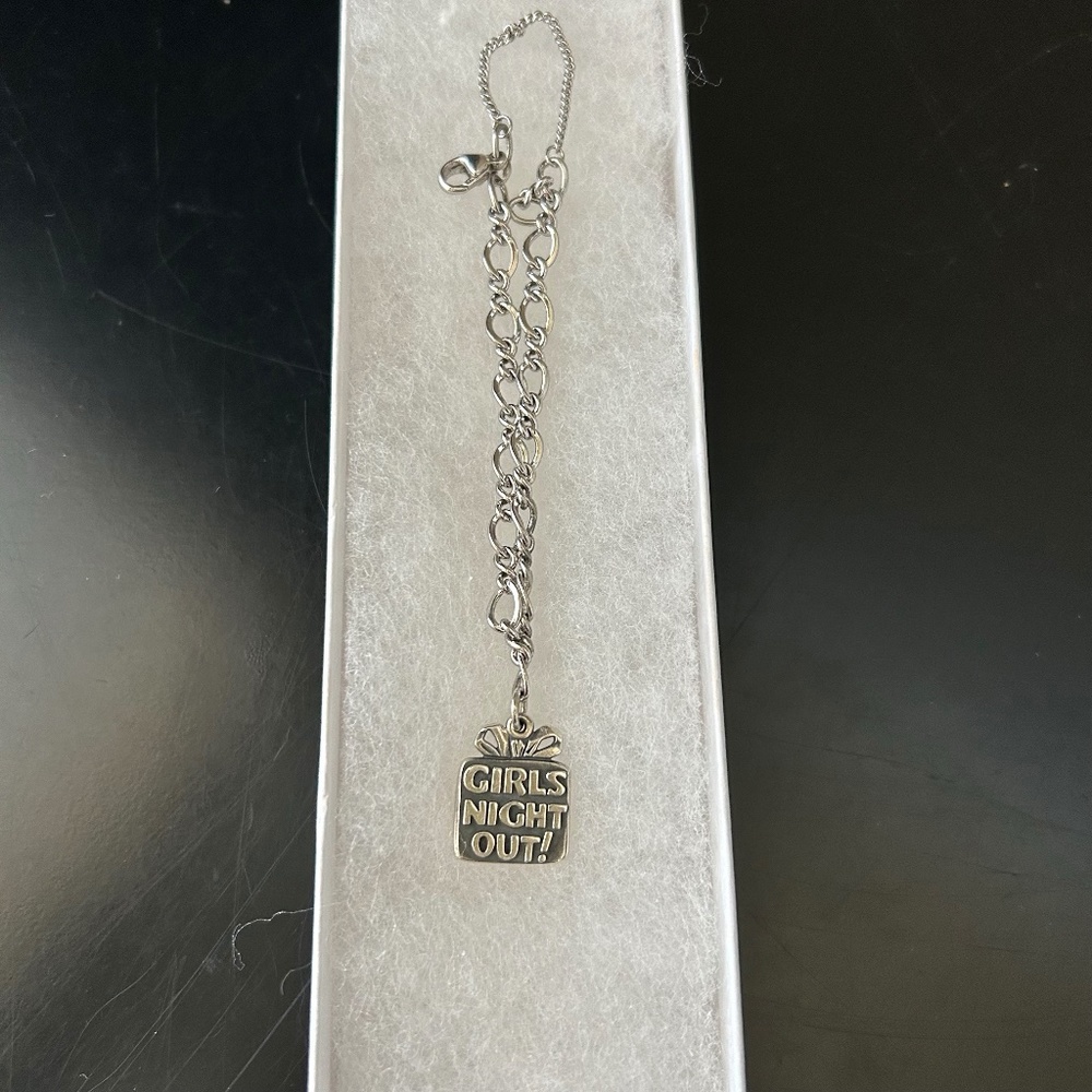 James Avery Bracelet with Retired Girls Night Out Charm.